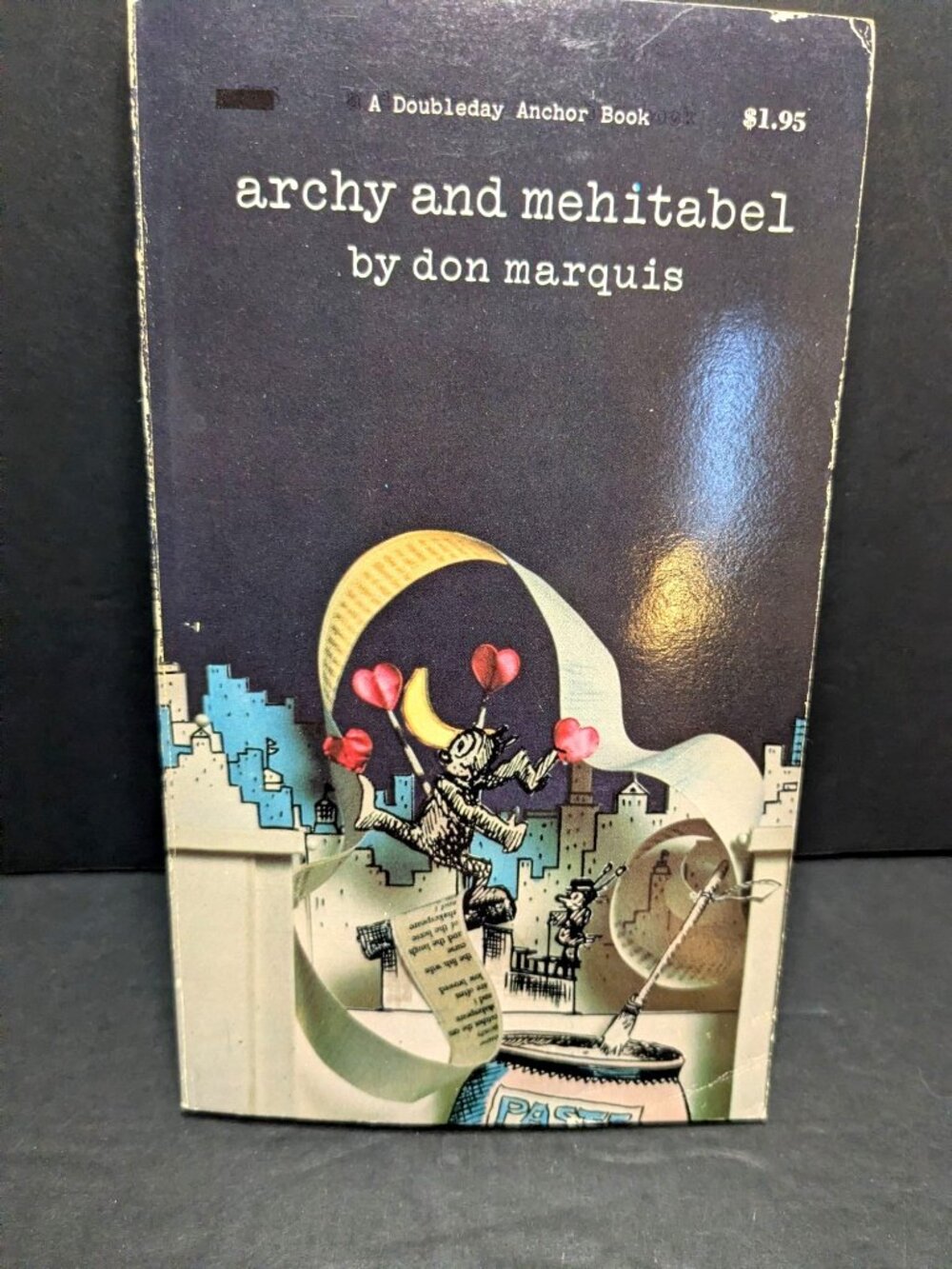 Archy And Mehitabel By Don Marquis Vintage Doubleday Anchor Books Edition